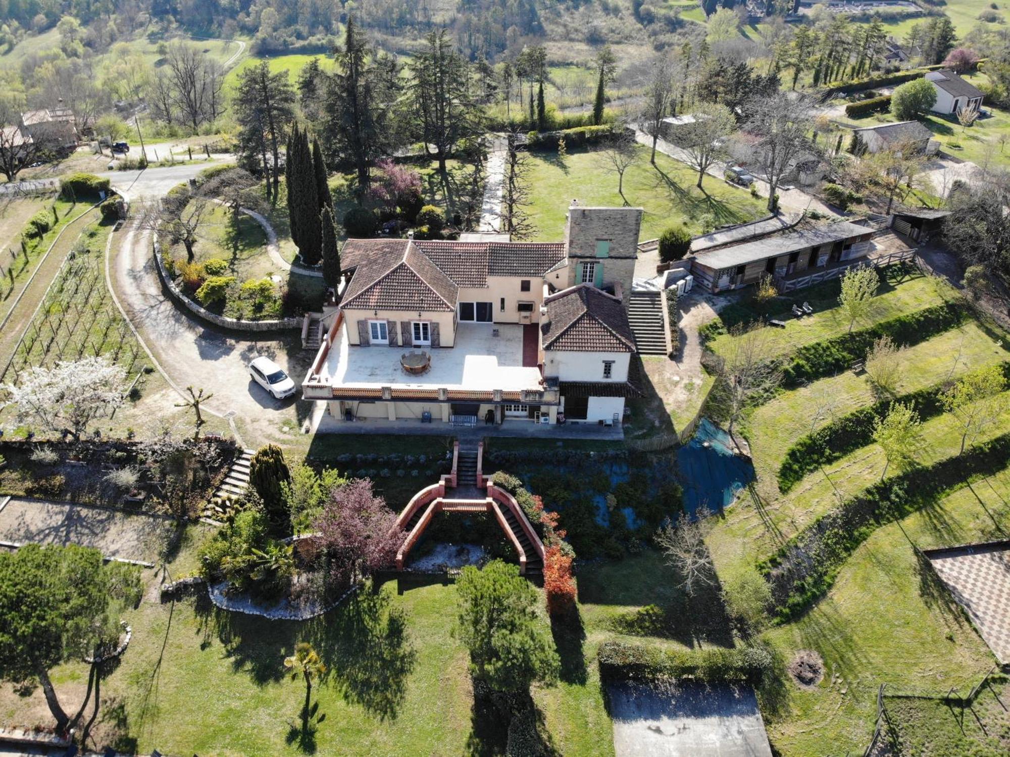 Villa Les Hauts Vallons Puylaroque Eksteriør bilde